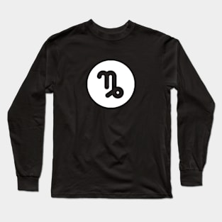 Capricorn Star Symbol Long Sleeve T-Shirt